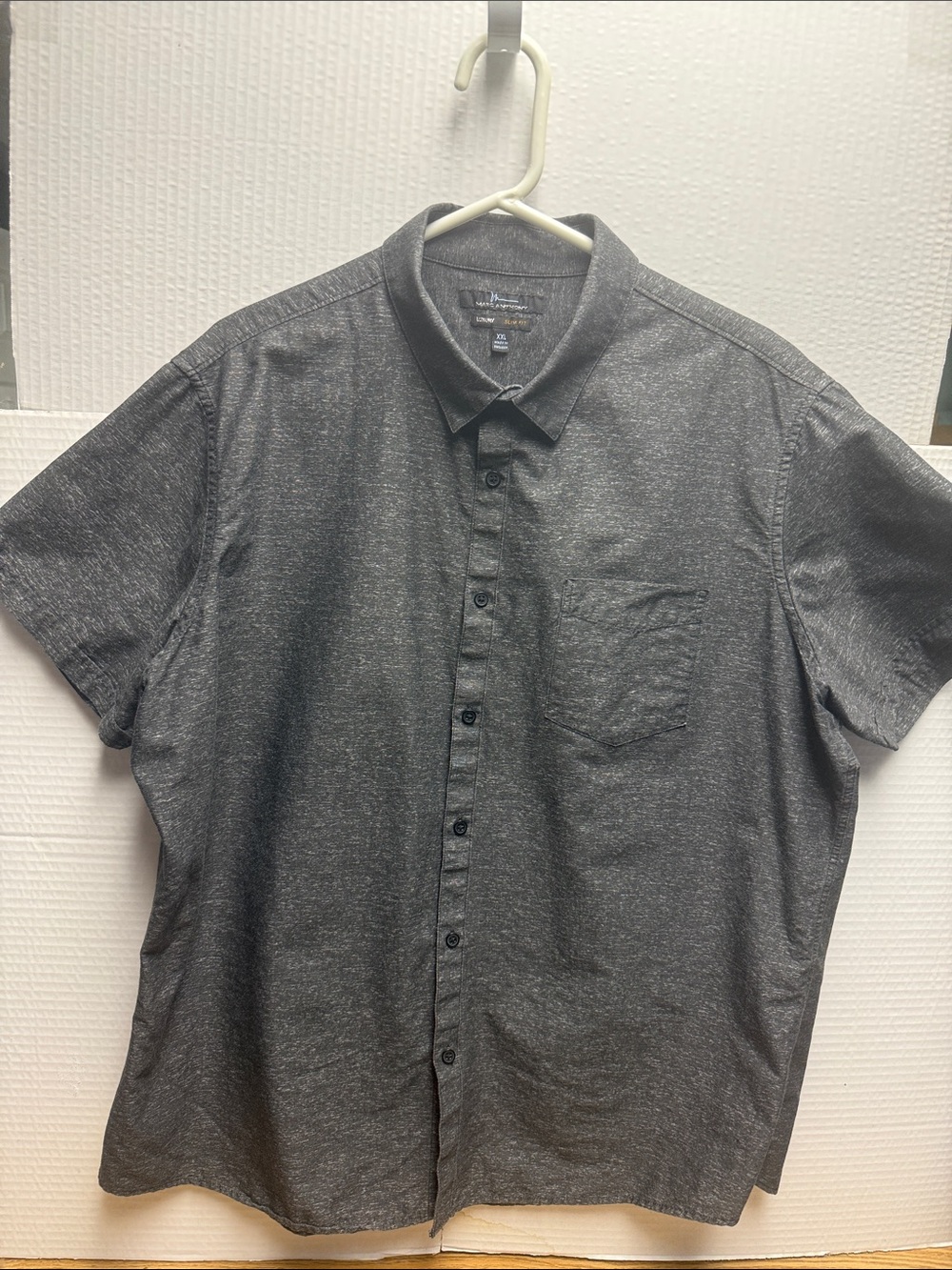 Marc Anthony Men’s Heather Charcoal Polo XXL